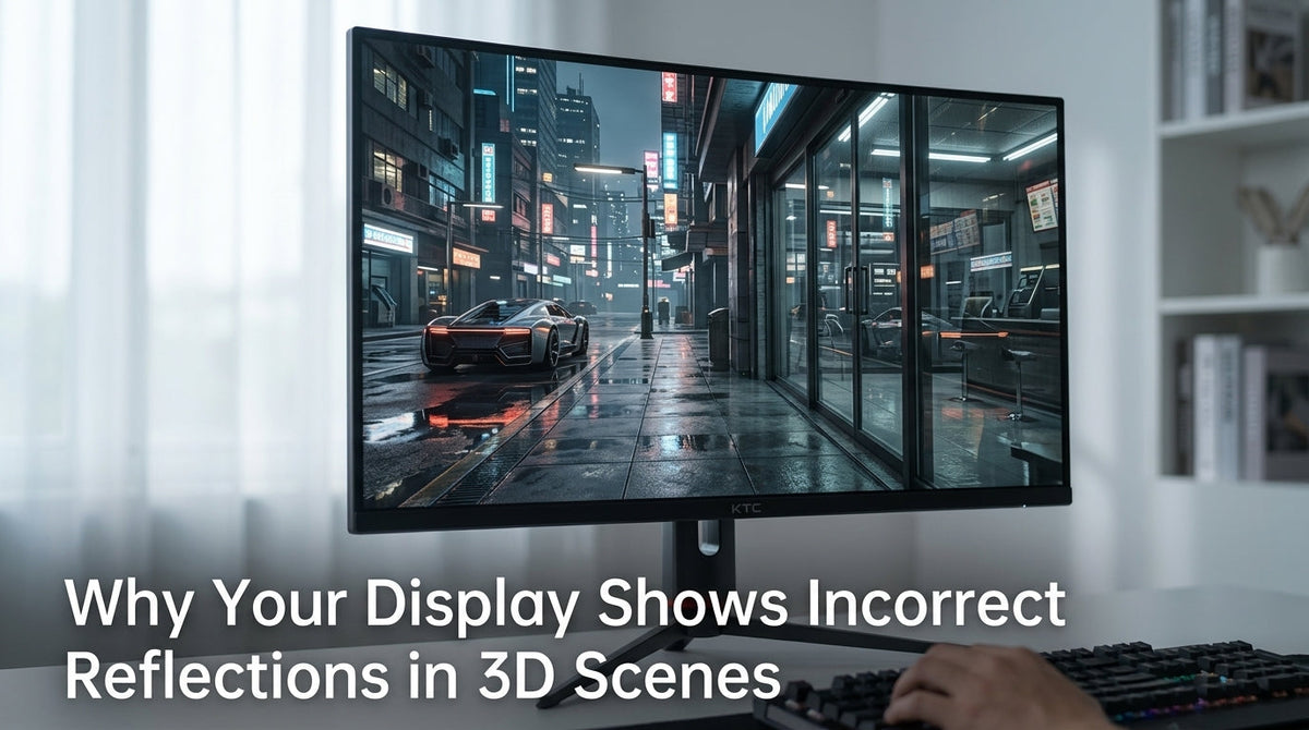 Why Your Display Shows Incorrect Reflections in 3D Scenes