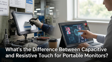 What’s the Difference Between Capacitive and Resistive Touch for Portable Monitors?
