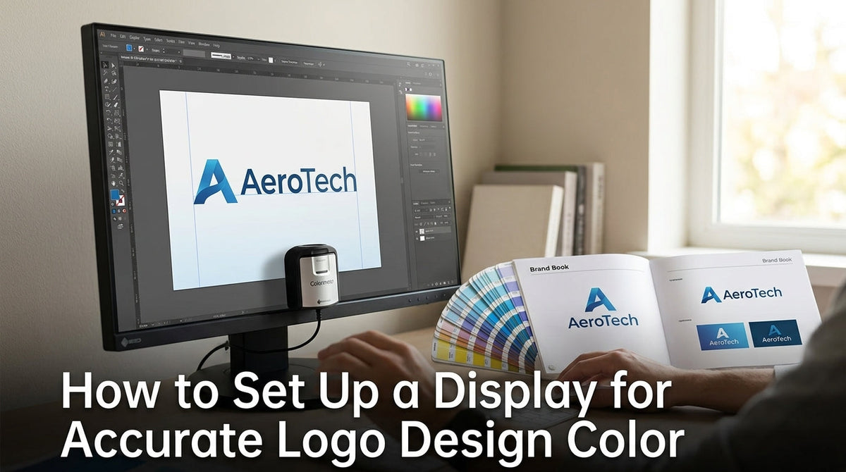 How to Set Up a Display for Accurate Logo Design Color