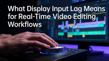 What Display Input Lag Means for Real-Time Video Editing Workflows
