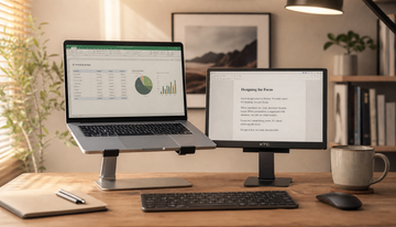How to Reduce Eye Strain When Switching Between Laptop and Portable Monitor Screens Frequently