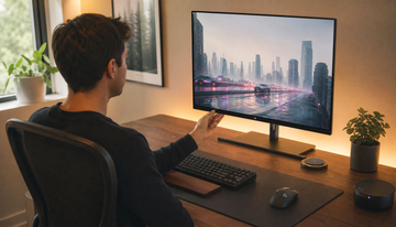 How to Position Your Monitor to Avoid Reflections from Your Own Clothing or Jewelry