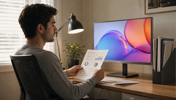How to Reduce Neck Strain When You Frequently Switch Focus Between Your Monitor and Paper Documents