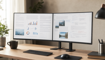 How Monitor Bezel Thickness Affects Focus in Dual-Screen Document Workflows