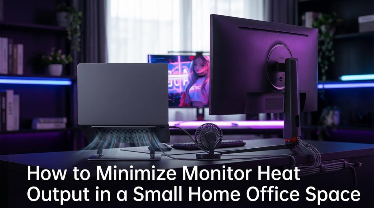 How to Minimize Monitor Heat Output in a Small Home Office Space