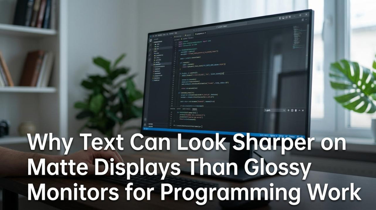 Matte vs. Glossy Monitor for Programming: Which Is Sharper?