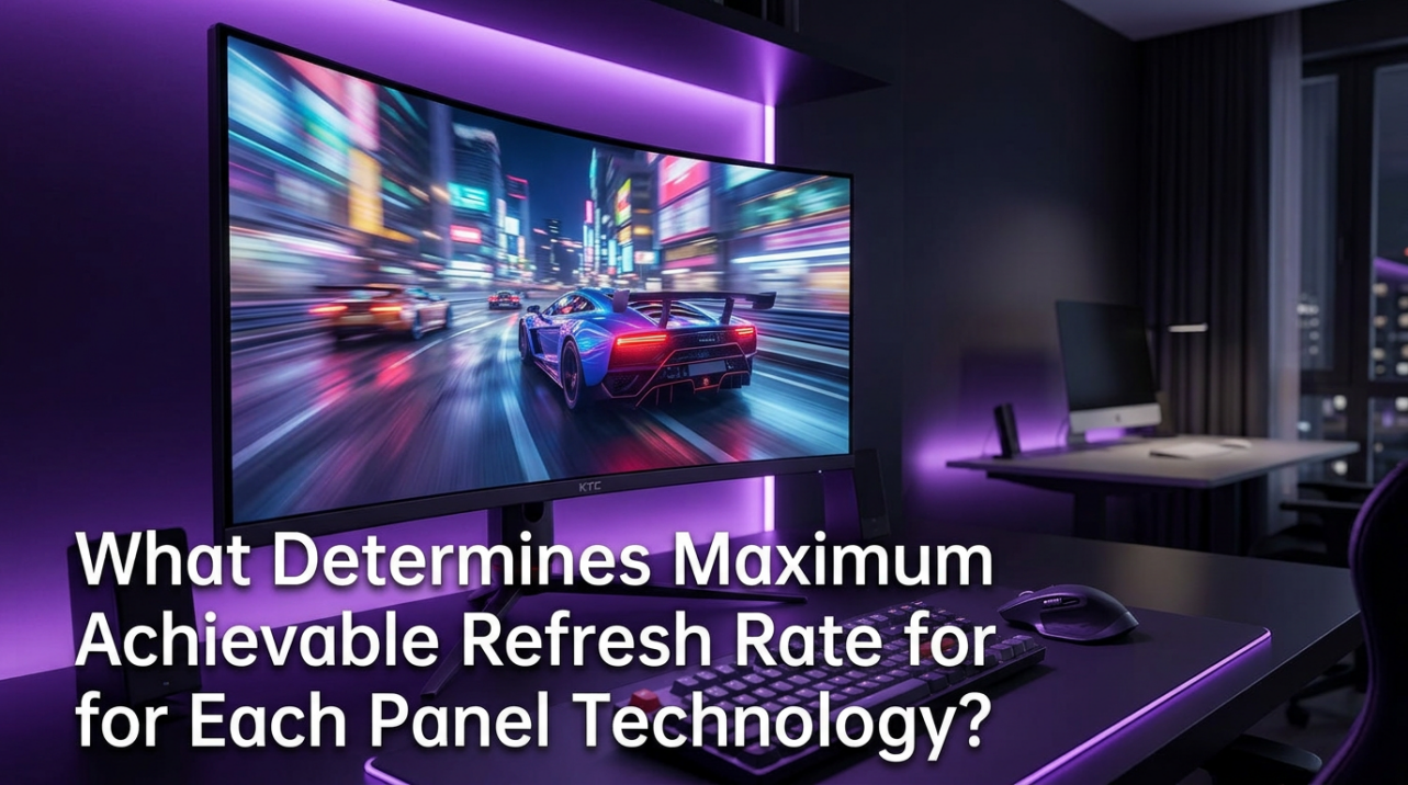 What Determines Maximum Achievable Refresh Rate for Each Panel Technology?