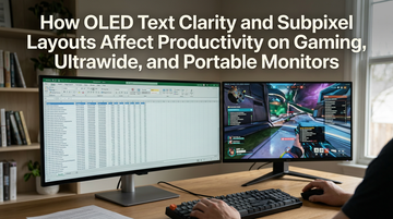 How OLED Text Clarity and Subpixel Layouts Affect Productivity on Gaming, Ultrawide, and Portable Monitors