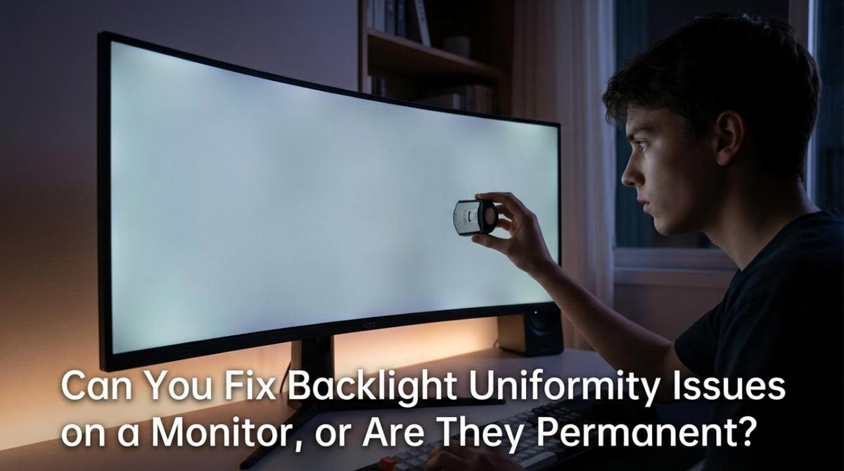 Can You Fix Backlight Uniformity Issues on a Monitor, or Are They Permanent?