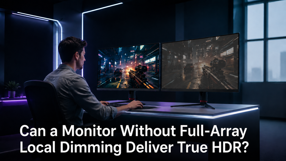HDR Without FALD: Can Monitors Deliver True HDR?