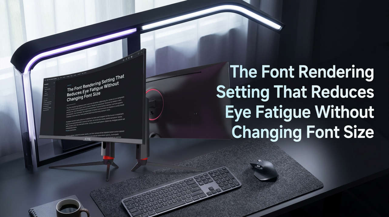 Font Rendering Issue Font Rendering: Reduce Eye Fatigue Without Bigger Fonts