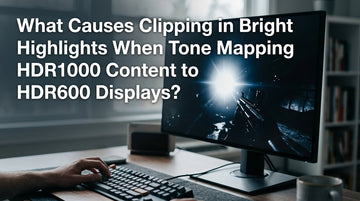 What Causes Clipping in Bright Highlights When Tone Mapping HDR1000 Content to HDR600 Displays?