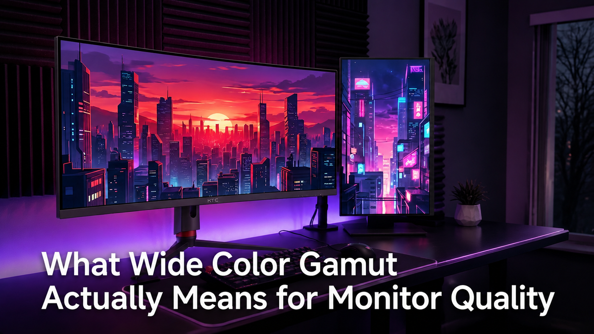 Wide Color Gamut: What It Means for Monitor Quality