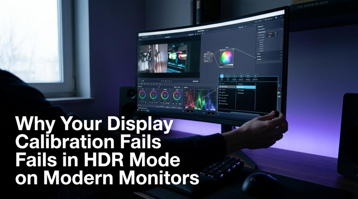 Why HDR Monitor Calibration Fails & How to Fix It