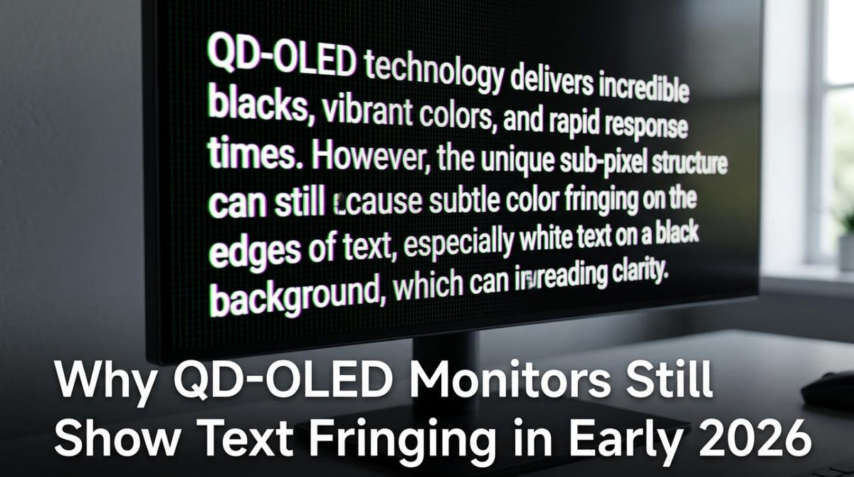 QD-OLED Text Fringing: Why It's Still an Issue in 2026