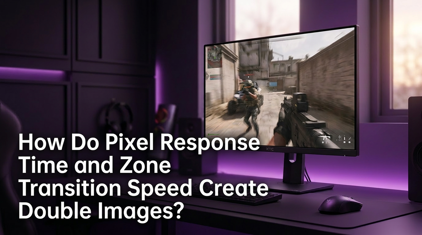 How Do Pixel Response Time and Zone Transition Speed Create Double Images?