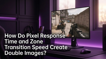 How Do Pixel Response Time and Zone Transition Speed Create Double Images?