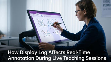 How Display Lag Affects Real-Time Annotation During Live Teaching Sessions