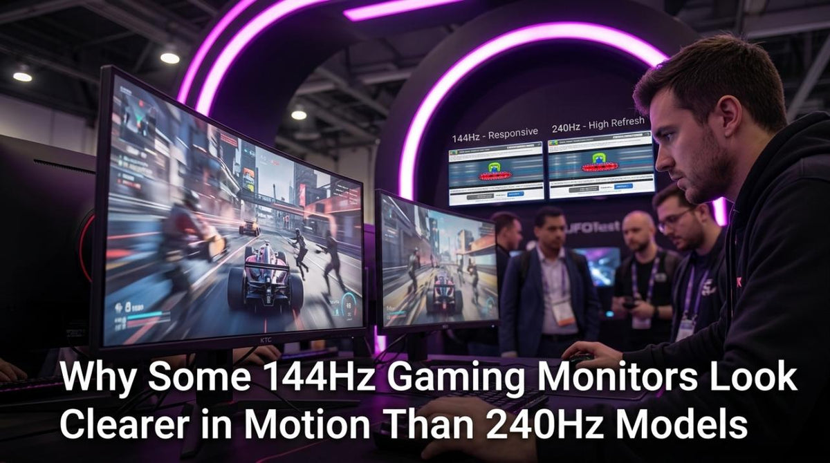 Why Some 144Hz Gaming Monitors Look Clearer in Motion Than 240Hz Models