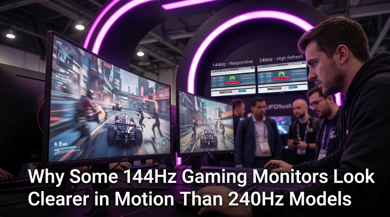 Why Some 144Hz Gaming Monitors Look Clearer in Motion Than 240Hz Models