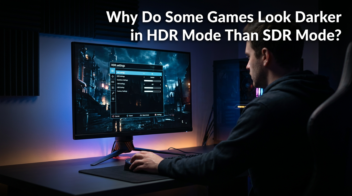 Why Do Some Games Look Darker in HDR Mode Than SDR Mode?