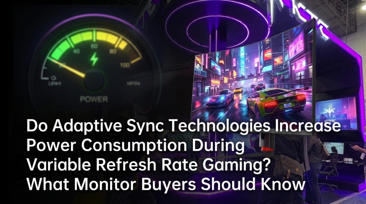 Do Adaptive Sync Technologies Increase Power Consumption During Variable Refresh Rate Gaming? What Monitor Buyers Should Know