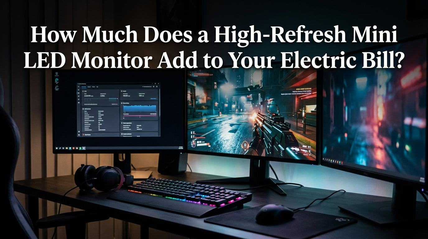 How Much Does a High-Refresh Mini LED Monitor Add to Your Electric Bill?