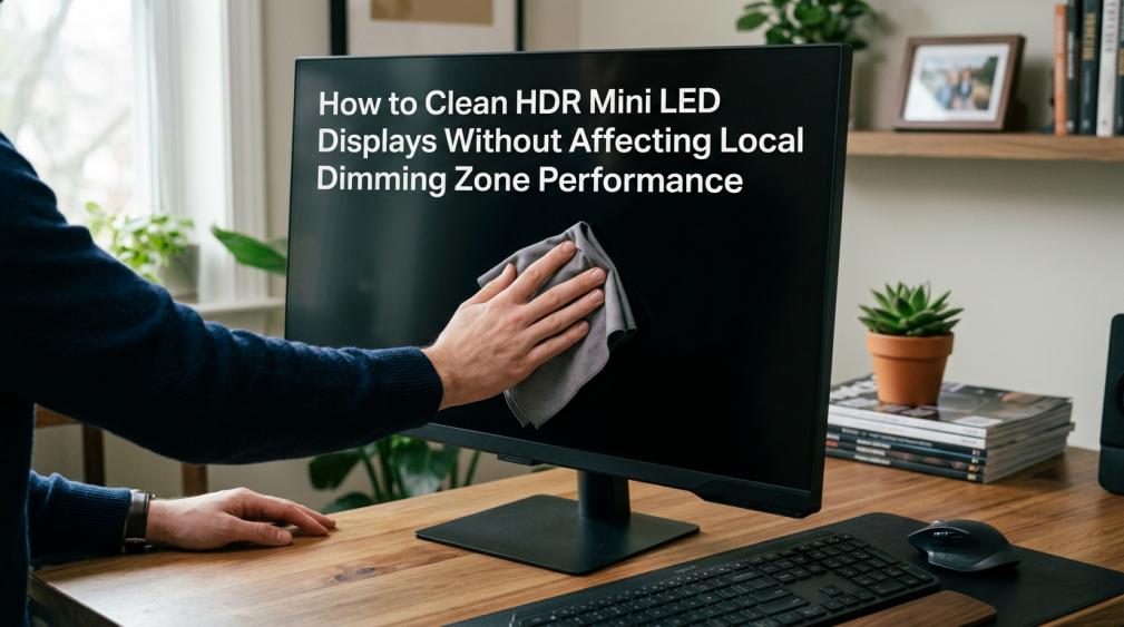 How to Clean HDR Mini LED Displays Without Affecting Local Dimming Zone Performa