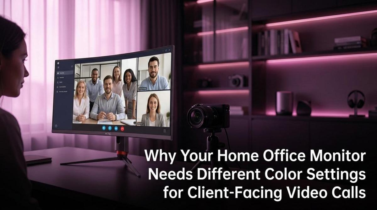 Monitor Color Settings for Professional Video Calls