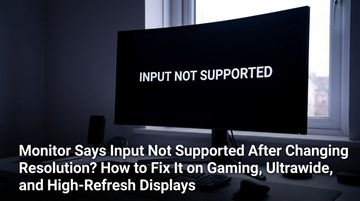 Monitor Says Input Not Supported After Changing Resolution? How to Fix It on Gaming, Ultrawide, and High-Refresh Displays