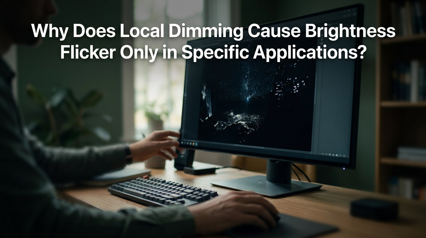 Why Does Local Dimming Cause Brightness Flicker Only in Specific Applications?