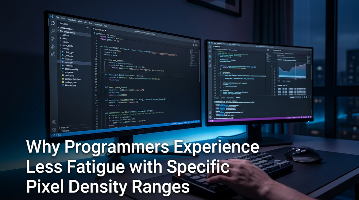 Why Programmers Experience Less Fatigue with Specific Pixel Density Ranges