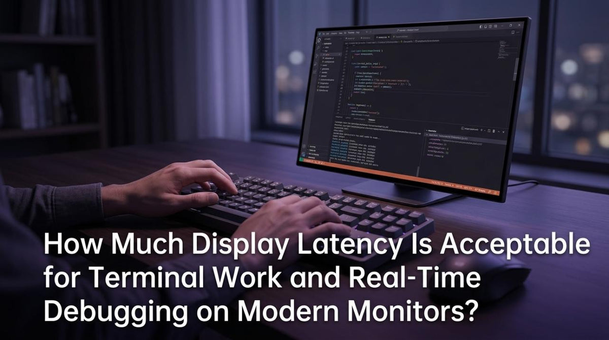 Acceptable Display Latency for Terminal Work & Debugging