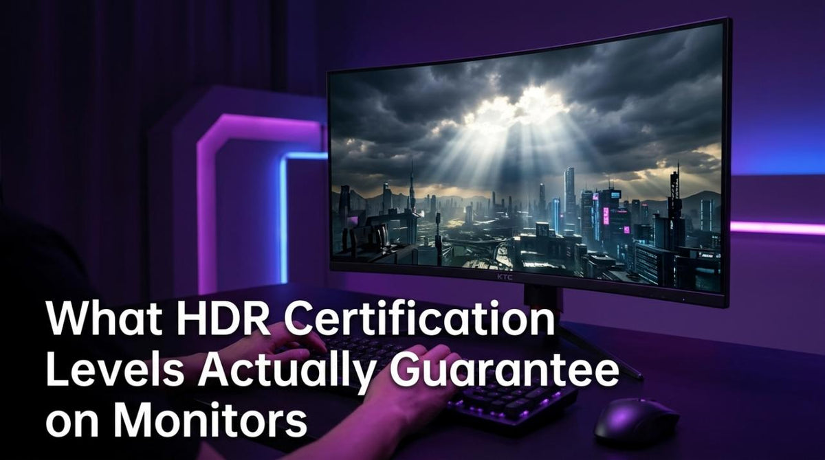 What HDR Certification Levels Actually Guarantee on Monitors