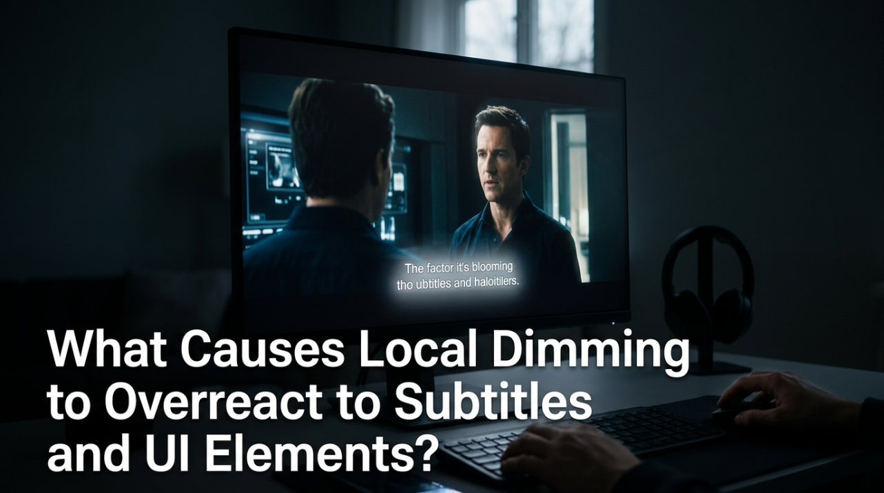 What Causes Local Dimming to Overreact to Subtitles and UI Elements?