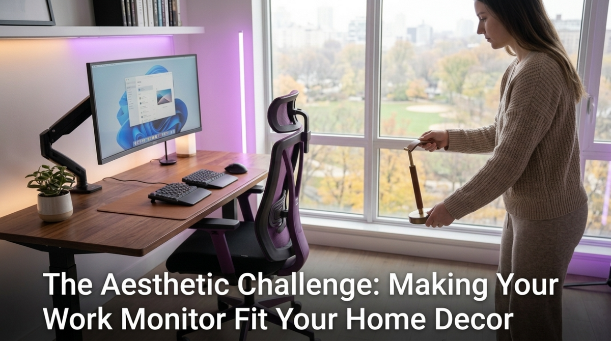 Make Your Work Monitor Fit Your Decor for a Stylish Office