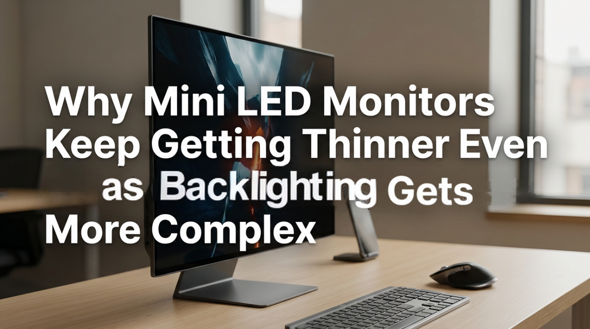 Thin Mini LED Monitors: How They Achieve Strong HDR