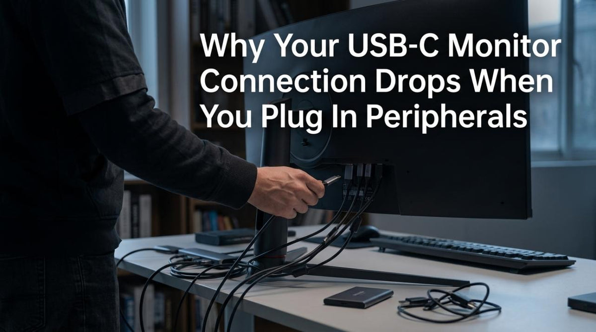 Why Your USB-C Monitor Connection Drops When You Plug In Peripherals