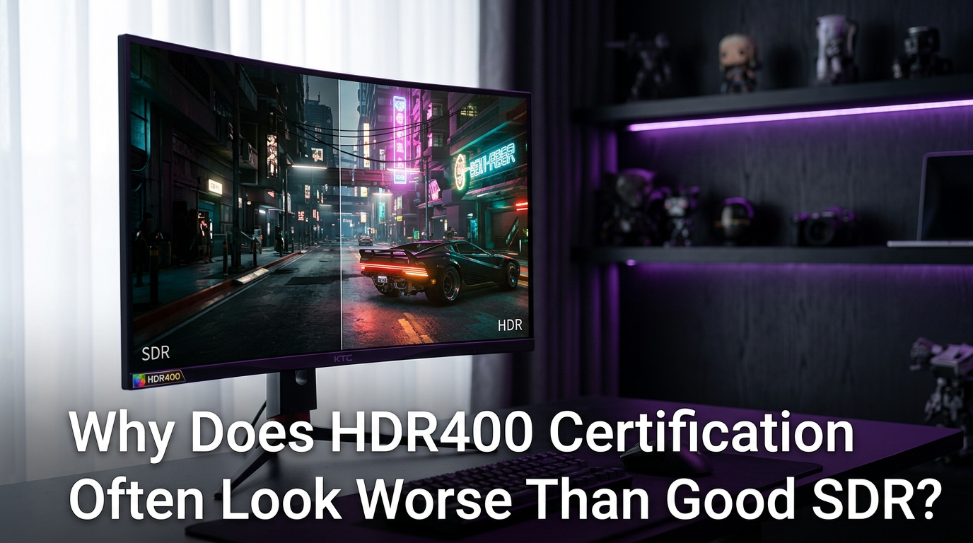 Why Does HDR400 Certification Often Look Worse Than Good SDR?