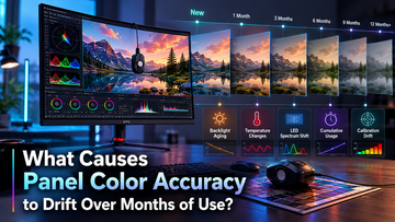 What Causes Panel Color Accuracy to Drift Over Months of Use?
