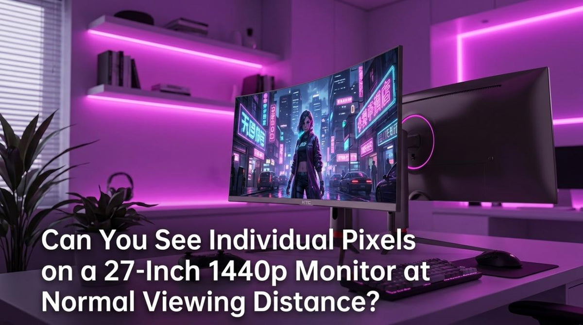 Can You See Individual Pixels on a 27-Inch 1440p Monitor at Normal Viewing Distance?