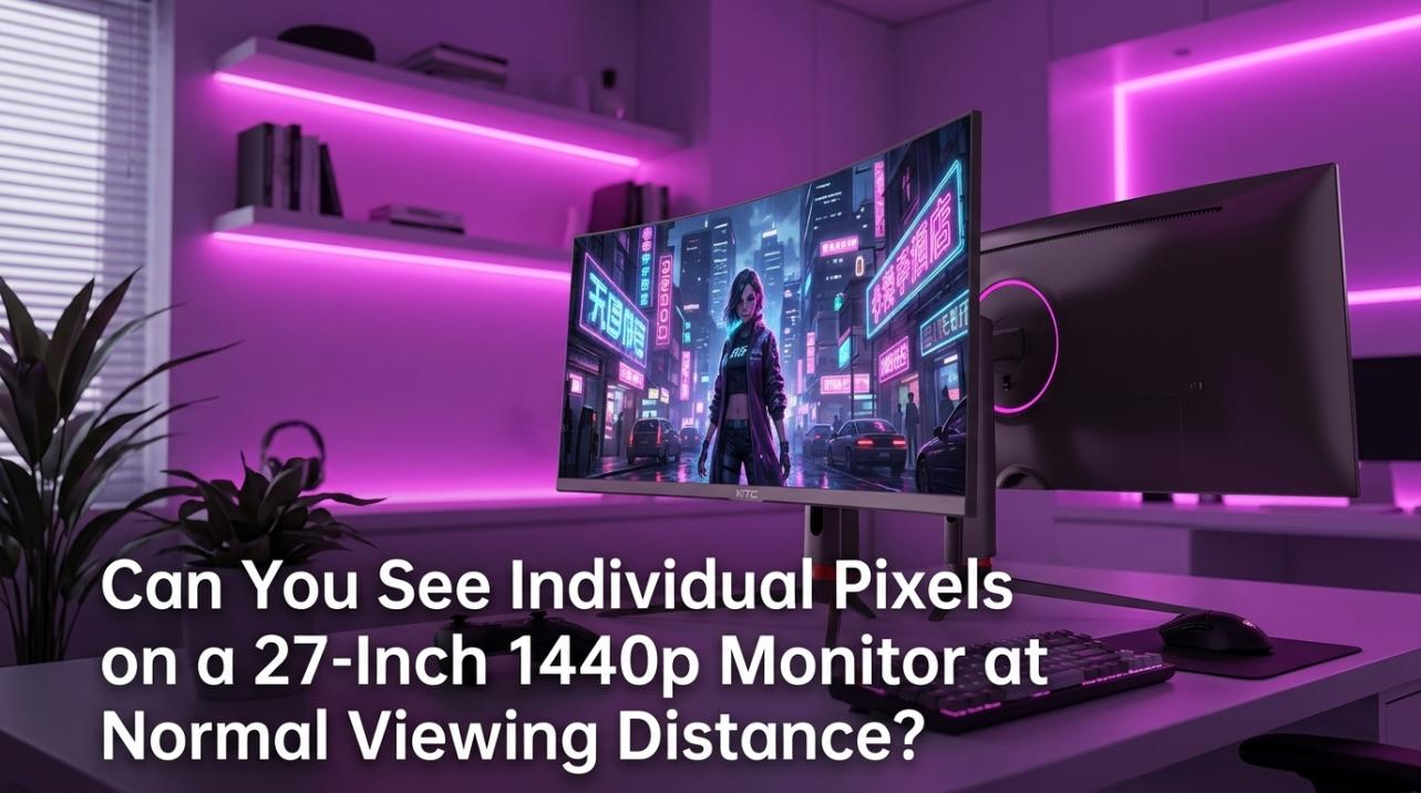 Can You See Individual Pixels on a 27-Inch 1440p Monitor at Normal Viewing Distance?