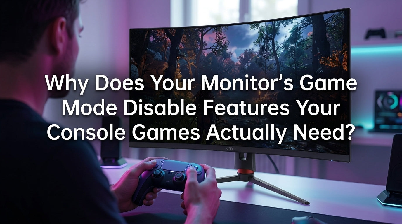 Why Does Your Monitor’s Game Mode Disable Features Your Console Games Actually Need?