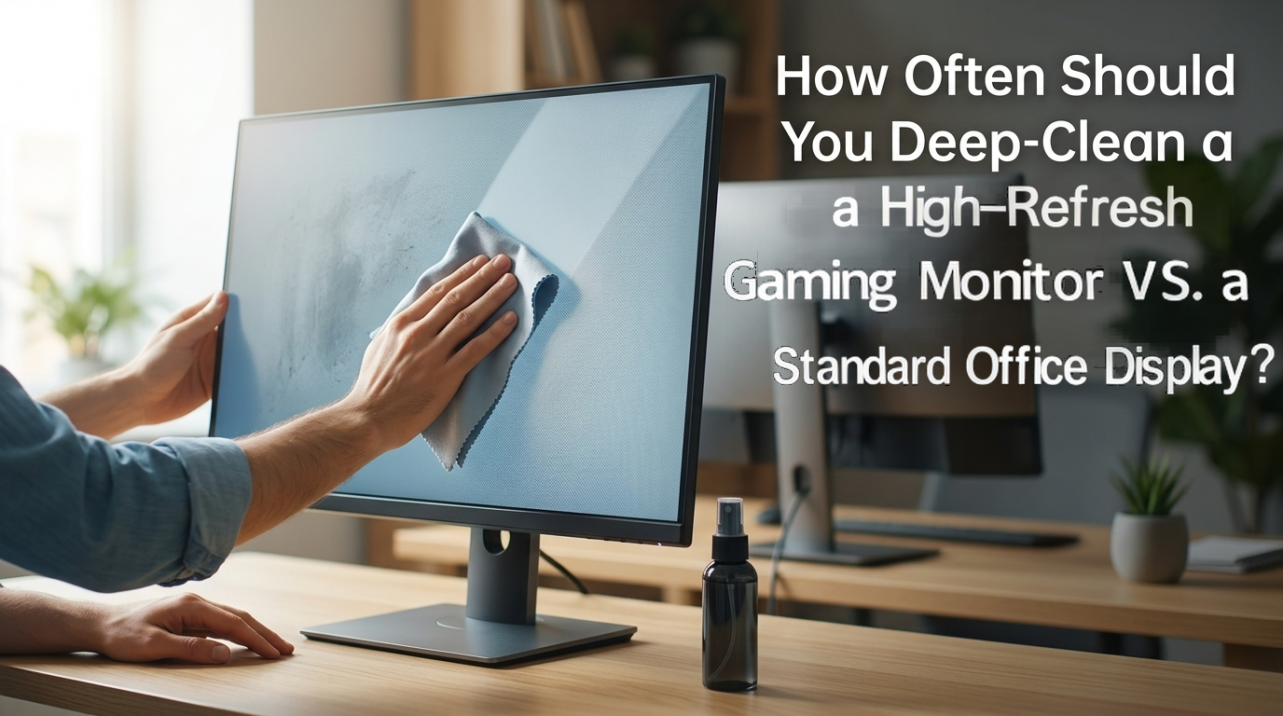 How Often Should You Deep-Clean a High-Refresh Gaming Monitor vs. a Standard Office Display?