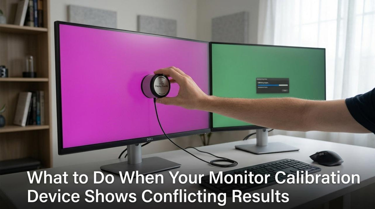 What to Do When Your Monitor Calibration Device Shows Conflicting Results