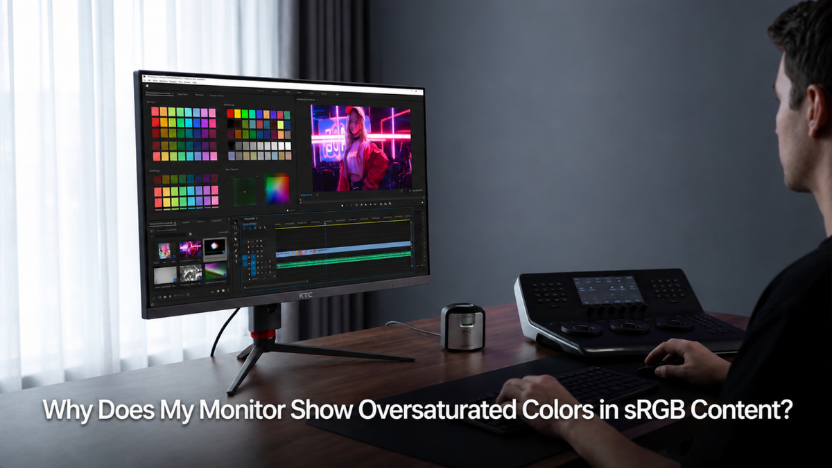 Why Does My Monitor Show Oversaturated Colors in sRGB Content?
