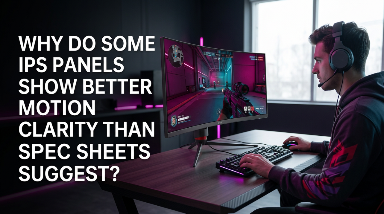 Why Do Some IPS Panels Show Better Motion Clarity Than Spec Sheets Suggest?
