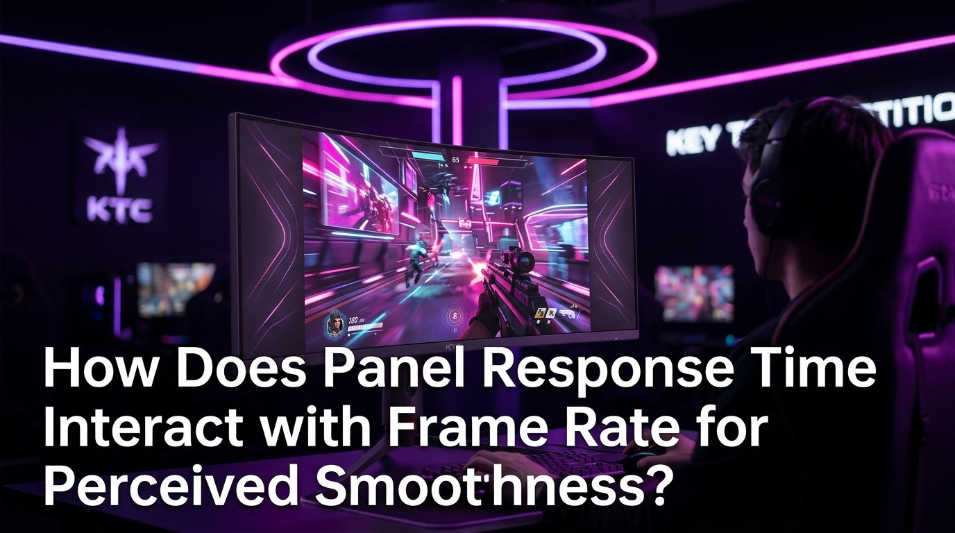 How Does Panel Response Time Interact with Frame Rate for Perceived Smoothness?