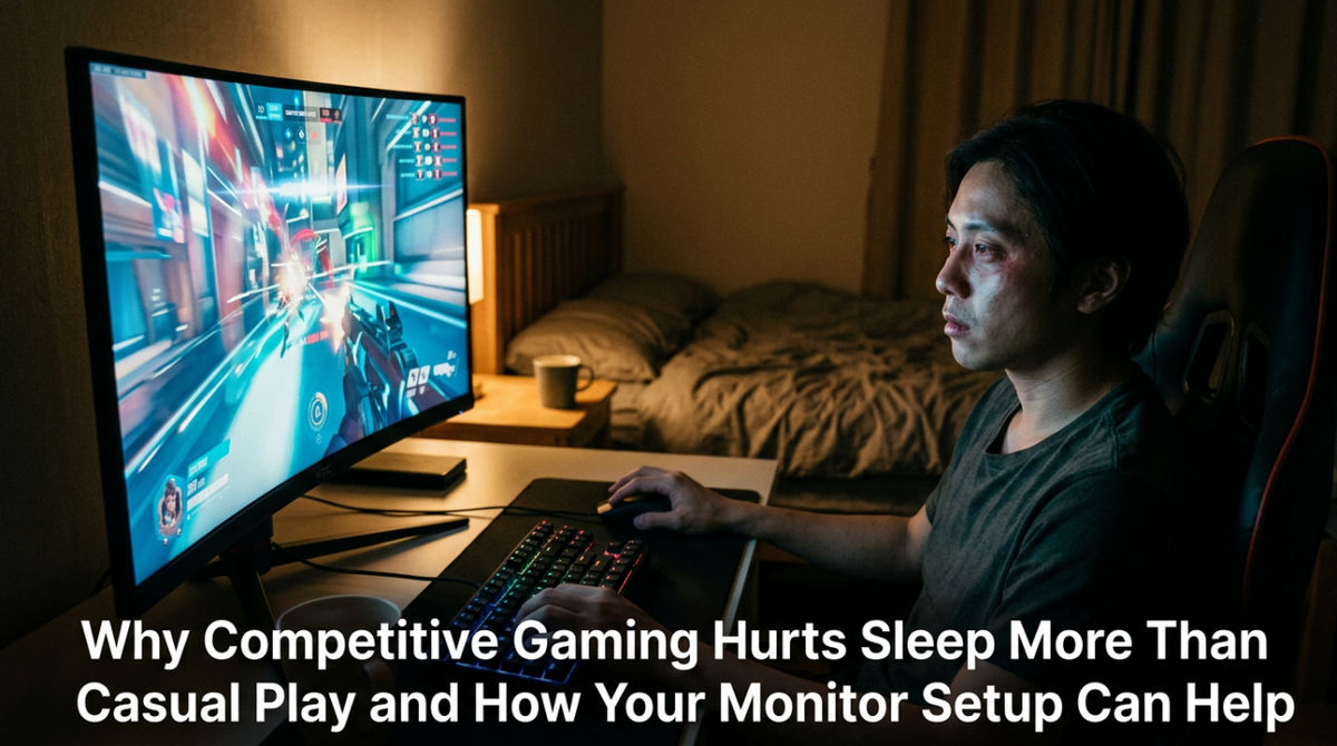 Competitive Gaming & Sleep: How Your Monitor Can Help