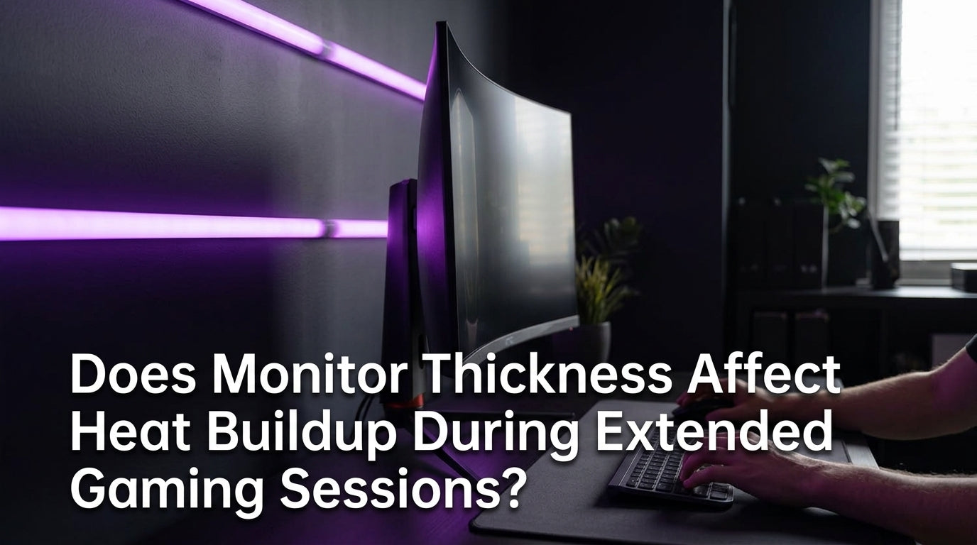 Does Monitor Thickness Affect Heat Buildup During Extended Gaming Sessions?